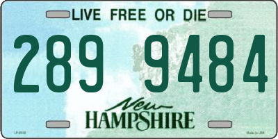 NH license plate 2899484