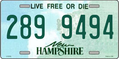 NH license plate 2899494