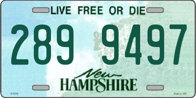 NH license plate 2899497