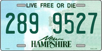 NH license plate 2899527