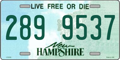 NH license plate 2899537