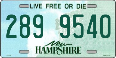 NH license plate 2899540