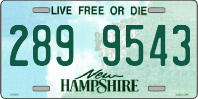 NH license plate 2899543