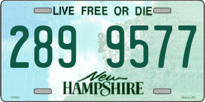 NH license plate 2899577