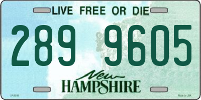 NH license plate 2899605