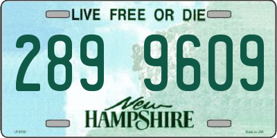 NH license plate 2899609