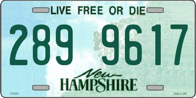 NH license plate 2899617