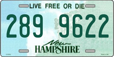 NH license plate 2899622