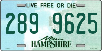 NH license plate 2899625