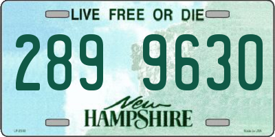 NH license plate 2899630