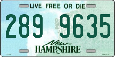 NH license plate 2899635
