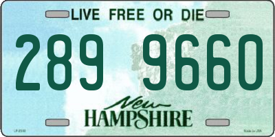 NH license plate 2899660