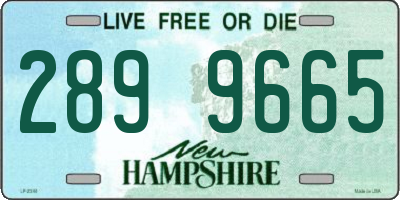 NH license plate 2899665