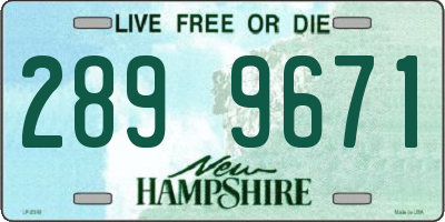 NH license plate 2899671