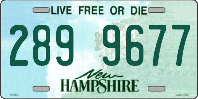 NH license plate 2899677