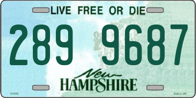 NH license plate 2899687