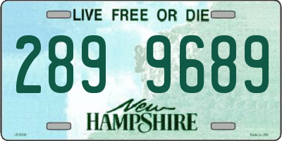 NH license plate 2899689