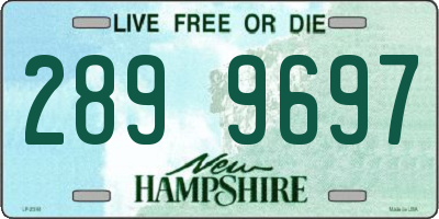 NH license plate 2899697