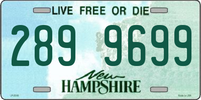 NH license plate 2899699