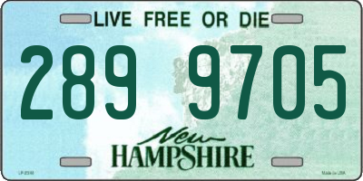 NH license plate 2899705