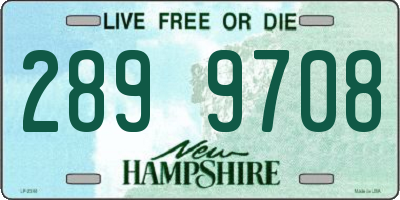 NH license plate 2899708