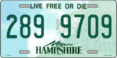 NH license plate 2899709