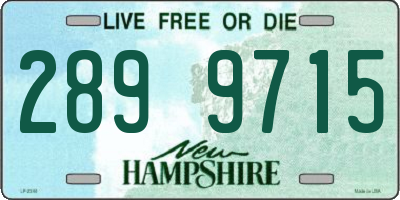 NH license plate 2899715