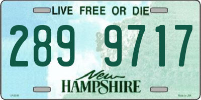 NH license plate 2899717