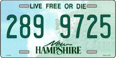 NH license plate 2899725
