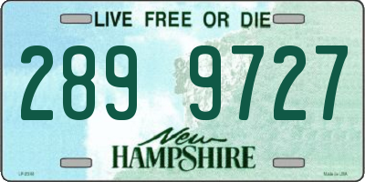 NH license plate 2899727