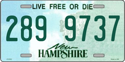 NH license plate 2899737