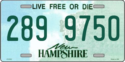 NH license plate 2899750