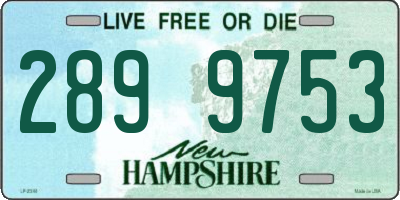NH license plate 2899753