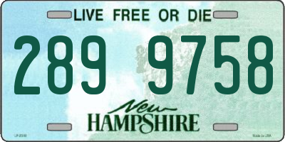 NH license plate 2899758