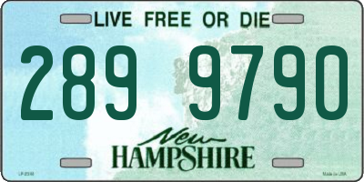 NH license plate 2899790