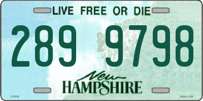 NH license plate 2899798
