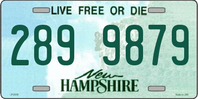 NH license plate 2899879