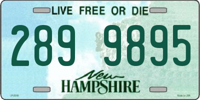 NH license plate 2899895