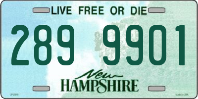 NH license plate 2899901