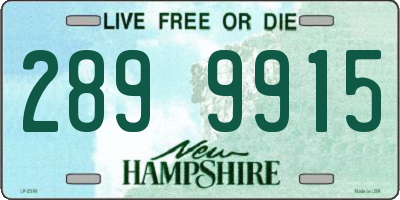NH license plate 2899915