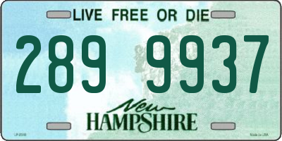 NH license plate 2899937