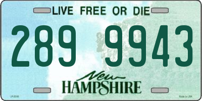 NH license plate 2899943