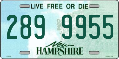 NH license plate 2899955