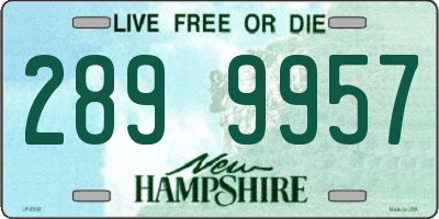 NH license plate 2899957