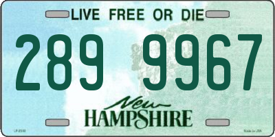 NH license plate 2899967
