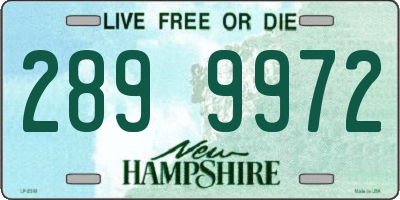 NH license plate 2899972