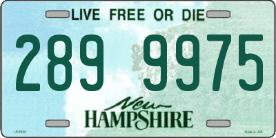 NH license plate 2899975