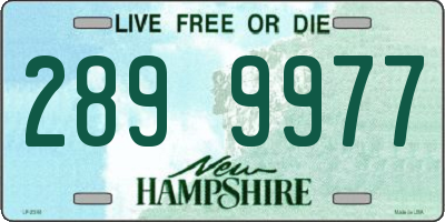 NH license plate 2899977