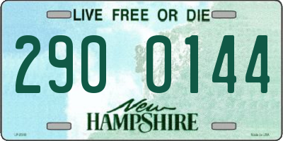 NH license plate 2900144