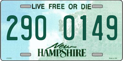 NH license plate 2900149